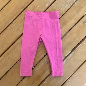 Tea Collection pink baby leggings 3-6mo